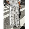 image:imageGORGLITTER Womens Cheetah Leopard Print Pants Wide Leg Low Rise Sweatpants  Animal Print Baggy Striped Trousers Flare Flowy Bottoms Y2K Rave Western Festival OutfitsBlack and White