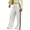 image:imageGORGLITTER Womens Cheetah Leopard Print Pants Wide Leg Low Rise Sweatpants  Animal Print Baggy Striped Trousers Flare Flowy Bottoms Y2K Rave Western Festival OutfitsApricot