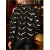 image:imageGORGLITTER Womens Cold Shoulder Party Holiday Top Blouse Long Sleeve Shirt  Gold Black Blouses for Women Sheer Blouse Chiffon Blouse Y2k Sexy Tops Business Casual OutfitsBlack