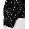 image:imageGORGLITTER Womens Polka Dots Top Blouses Dressy Business Casual Outfits  Button Up Bishop Long Sleeve Tie Front Shirts Work Office Going Out Outfits Elegant Fancy ClothesBlack