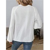image:imageGORGLITTER Womens Prairie Linen Peasant Blouses Boho Embroidered Tops  Bishop Long Sleeve V Neck Shirt Western Cowgirl Hippie Clothes Dressy Casual Going Out OutfitsWhite