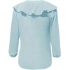 image:imageGORGLITTER Womens Ruffled Top Blouses Dressy Business Casual Outfits  Button Up Long Sleeve V Neck Shirts Work Office Outfits Elegant Fancy ClothesBlue
