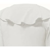 image:imageGORGLITTER Womens Ruffled Top Blouses Dressy Business Casual Outfits  Button Up Long Sleeve V Neck Shirts Work Office Outfits Elegant Fancy ClothesWhite