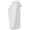image:imageGORGLITTER Womens Ruffled Top Blouses Dressy Business Casual Outfits  Button Up Long Sleeve V Neck Shirts Work Office Outfits Elegant Fancy ClothesWhite