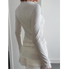image:imageGORGLITTER Womens Y2k Long Sleeve Lace Button Up Shirt Going Out Tops  Long Sleeve Deep V Neck Lace Button Up Kawaii Sweater Gyaru Clothes Y2k Blouse for Going OutLace White