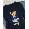image:imageGORGLITTER Womens Bear Sweater Cute Vintage Knit Pullover Top Fall FashionDark Blue