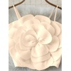 image:imageGORGLITTER Womens Flower Going Out Crop Tops Cute Boho Concert Club OutfitApricot