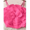 image:imageGORGLITTER Womens Flower Going Out Crop Tops Cute Boho Concert Club OutfitHot Pink