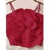 image:imageGORGLITTER Womens Flower Going Out Crop Tops Cute Boho Concert Club OutfitRose Red