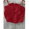 image:imageGORGLITTER Womens Flower Going Out Crop Tops Cute Boho Concert Club OutfitSolid Red