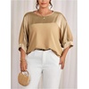 image:imageGORGLITTER Womens Plus Size Going Out Tops Western Gothic Country OutfitsKhaki