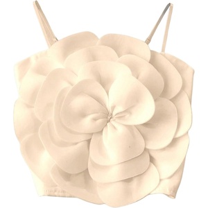 image:imageGORGLITTER Womens Flower Going Out Crop Tops Cute Boho Concert Club OutfitApricot