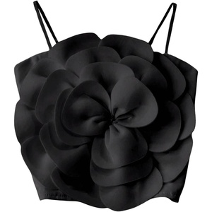image:imageGORGLITTER Womens Flower Going Out Crop Tops Cute Boho Concert Club OutfitBlack