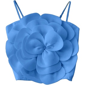 image:imageGORGLITTER Womens Flower Going Out Crop Tops Cute Boho Concert Club OutfitBlue