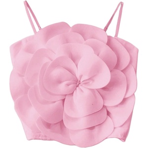 image:imageGORGLITTER Womens Flower Going Out Crop Tops Cute Boho Concert Club OutfitPink