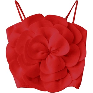 image:imageGORGLITTER Womens Flower Going Out Crop Tops Cute Boho Concert Club OutfitRed