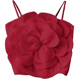 image:imageGORGLITTER Womens Flower Going Out Crop Tops Cute Boho Concert Club OutfitRose Red