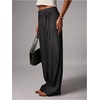 image:imageGORGLITTER Womens Low Rise Dress Pants Casual Dressy Work Trousers SlacksBlack