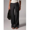 image:imageGORGLITTER Womens Low Rise Dress Pants Casual Dressy Work Trousers SlacksBlack