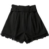 image:imageGORGLITTER Womens Pleated Lace Dress Shorts Formal Dressy Work TailoredBlack