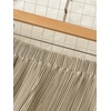 image:imageGORGLITTER Womens Silk Satin Flowy Pants Dressy Pleated Palazzo Pants FallBeige