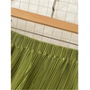 image:imageGORGLITTER Womens Silk Satin Flowy Pants Dressy Pleated Palazzo Pants FallMint Green