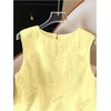 image:imageGORGLITTER Womens Eyelet Embroidered Babydoll Tops Dressy Casual OutfitsYellow