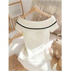 image:imageGORGLITTER Womens Off The Shoulder Blouses Tops Short Sleeve Button Dressy Shirts Elegant Brunch OutfitsApricot