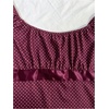image:imageGORGLITTER Womens Polka Dots Babydoll Tops Cute Square Neck Y2k Peplum TopBurgundy