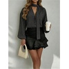 image:imageGORGLITTER Womens Polka Dots Blouse Shirt Top Business Casual Work OutfitsBlack