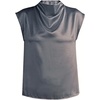 image:imageGORGLITTER Womens Silk Satin Tops Blouse Dressy Business Casual Work ShirtGrey