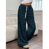 image:imageGORGLITTER Womens Plaid Pants Y2k Checkered Wide Leg Pajama Lounge PantsMulticolor