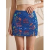 image:imageGORGLITTER Womens Sequin Sparkly Mini Skirt Y2k Low Rise Going Out SkirtsSolid Blue