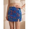 image:imageGORGLITTER Womens Sequin Sparkly Mini Skirt Y2k Low Rise Going Out SkirtsSolid Blue