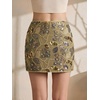 image:imageGORGLITTER Womens Sequin Sparkly Mini Skirt Y2k Low Rise Going Out SkirtsYellow