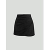 image:imageGORGLITTER Womens Western Cowgirl Suede Wrap Skirts Concert OutfitsBlack Solid