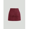 image:imageGORGLITTER Womens Western Cowgirl Suede Wrap Skirts Concert OutfitsBurgundy