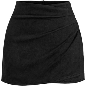 image:imageGORGLITTER Womens Western Cowgirl Suede Wrap Skirts Concert OutfitsBlack Solid