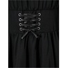image:imageGORGLITTER Girls Dress Fall Goth Long Sleeve Birthday Party Formal OutfitsBlack