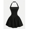 image:imageGORGLITTER Girls Dresses Cute Party Halter Birthday Wedding Guest DressBlack