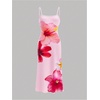 image:imageGORGLITTER Girls Hawaiian Dress Cute Summer Floral Wedding Guest DressesPink Floral