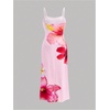 image:imageGORGLITTER Girls Hawaiian Dress Cute Summer Floral Wedding Guest DressesPink Floral
