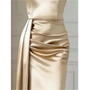 image:imageGORGLITTER Girls Junior Bridesmaid Satin Wedding Guest Prom Maxi DressesChampagne