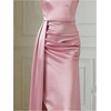 image:imageGORGLITTER Girls Junior Bridesmaid Satin Wedding Guest Prom Maxi DressesPink