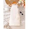 image:imageGORGLITTER Girls Summer Dress Cute Beach Crochet Hawaii Vacation OutfitsApricot