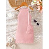image:imageGORGLITTER Girls Summer Dress Cute Beach Crochet Hawaii Vacation OutfitsPink