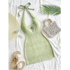 image:imageGORGLITTER Womens Crochet Halter Mini Dress Cut Out Backless Knit SundressGreen