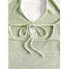 image:imageGORGLITTER Womens Crochet Halter Mini Dress Cut Out Backless Knit SundressGreen