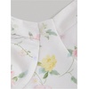 image:imageGORGLITTER Womens Floral Tea Party Dresses Summer Easter Bow Tie Cocktail Prom Wedding Guest Vacation Sun Midi DressWhite