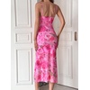 image:imageGORGLITTER Womens Floral Wedding Guest Bridal Shower Cocktail Midi DressBig Pink